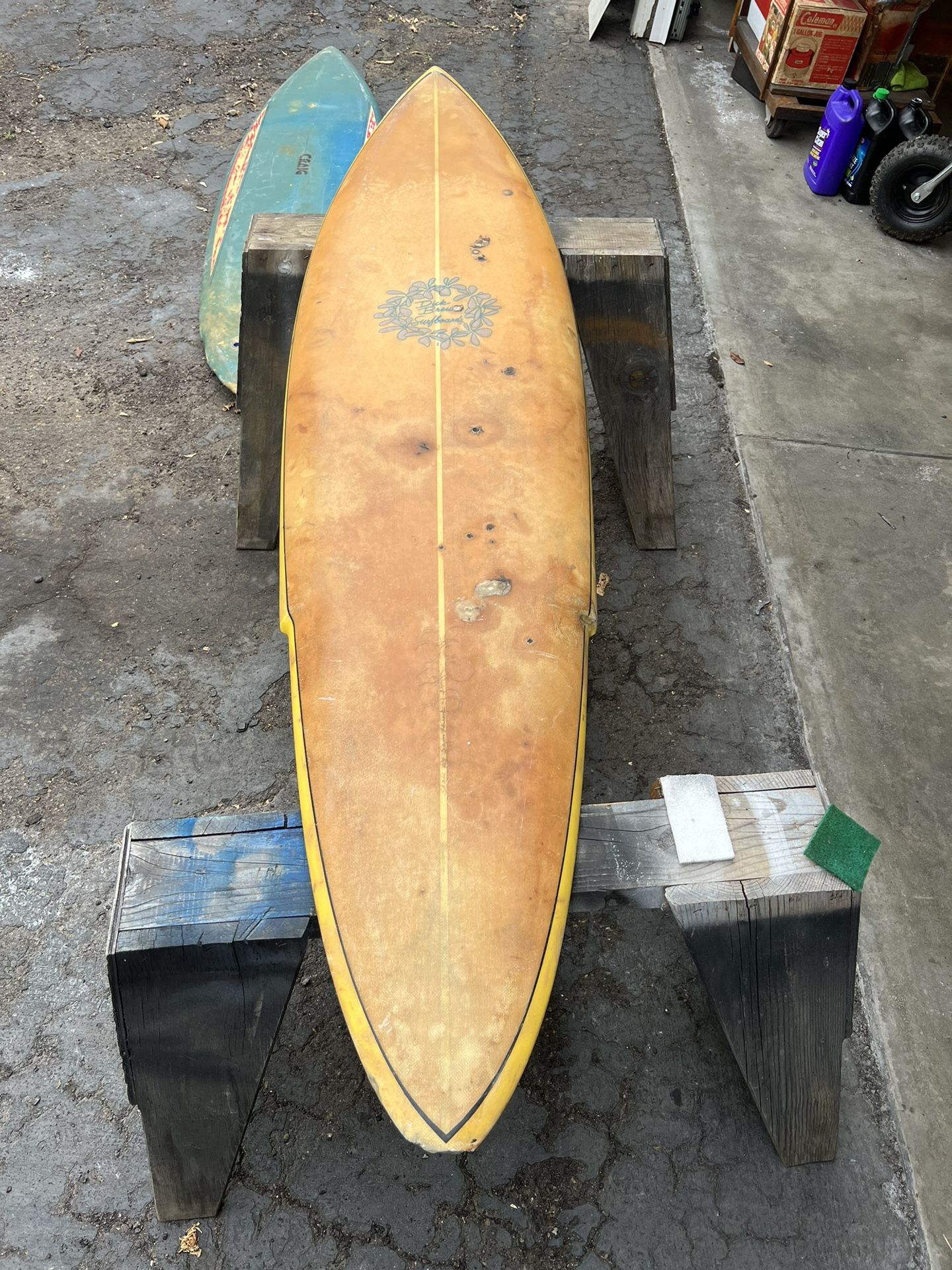 Vintage Surfboard Dick Brewer Sam Hawk