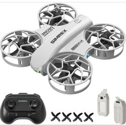 Mini Drone for Kids & Beginners, RC Quadcopter with Altitude Hold, 3 Speed Modes, One Key Takeoff/Landing, Headless Mode, Cool LED Lights, Stunt Flip,