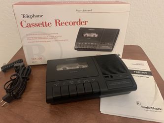 Telephone Cassette Recorder-Voice Activated-Radio Shack