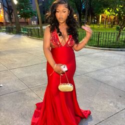 Red Elegant Gown