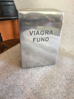 Gag gift Viagra Fund container