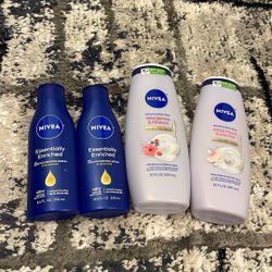 4 Nivea Lotion All For 15 Dollars