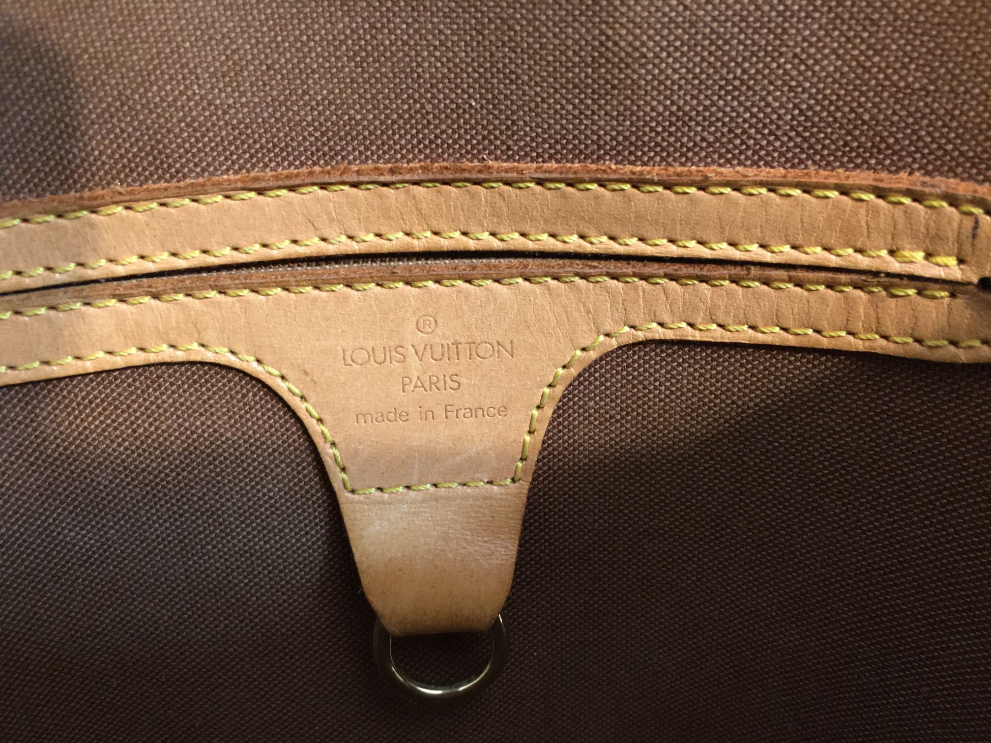 Louis Vuitton Monogram Ellipse Sac a Dos Backpack. With serial number Ml1001. Louis Vuitton // 1999 Brown Monogram Ellipse Sac À Dos  main image 4