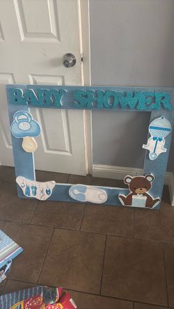 Baby shower photos frame