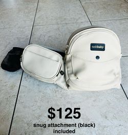 Tushbaby Carrier in Cream w/ Snug Attachment
