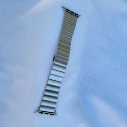 Platinum Stainless Steel Link Band for Apple Watch  41 mm.