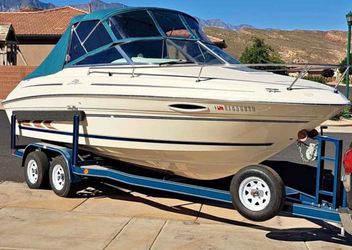 1997 Sea Ray 215 Express Cruiser | never in salt water | 70 hours original