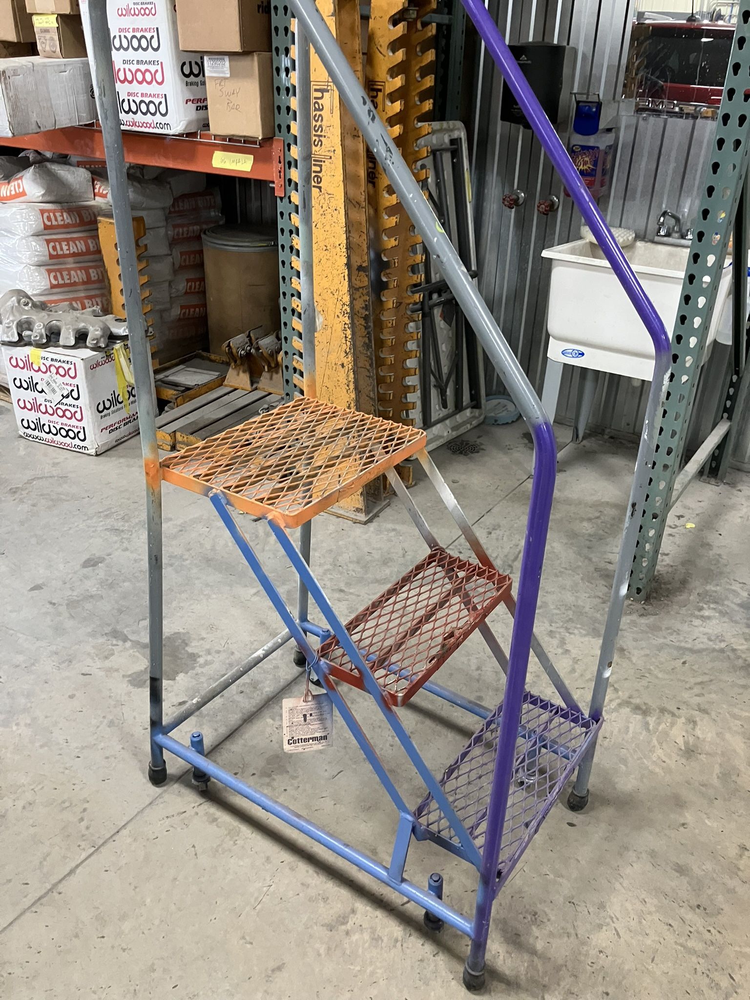 Stainless Steel Spring Loaded Stairs