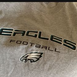 Eagles T Shirt Long Sleeve Large