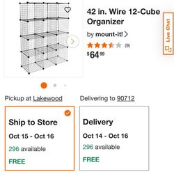 Metal wired panels to buil cubbies