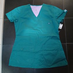 Scrub Top/Bottom Ladies (XS) (Med Couture)