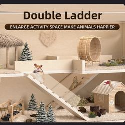 Wooden Hamster Habitat