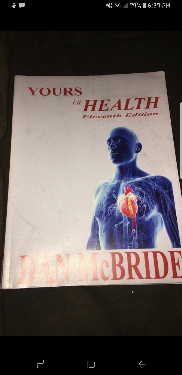 Yours in Health 11th edition Dan Mcbride for Sale in East Los Angeles