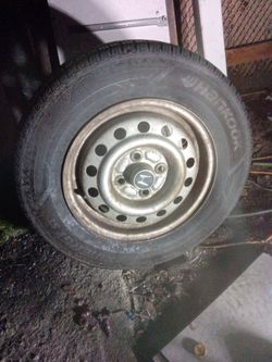 Honda steel stocks  4 lug kinergy hankook 175/70/r13