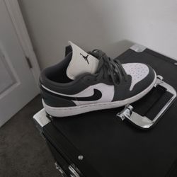 Jordan Grey Size 5.5 $90  And Cream 4.5 $60