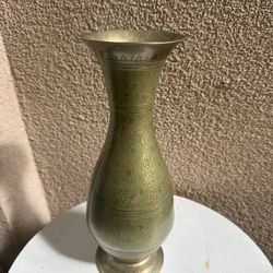 Art Wares Of Moradabad Brass Vase India 