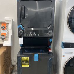 Ge Washer Dryer Black 