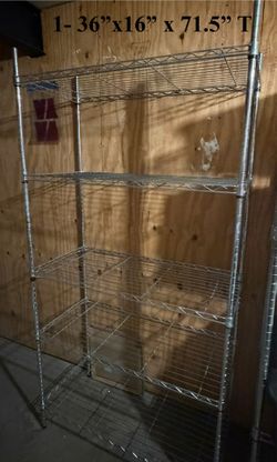 Metro Shelves (3)- Adjustable Commercial Grade