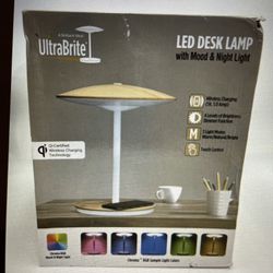Ultra Brite LED DESK LAMP- With Mood & Night Light