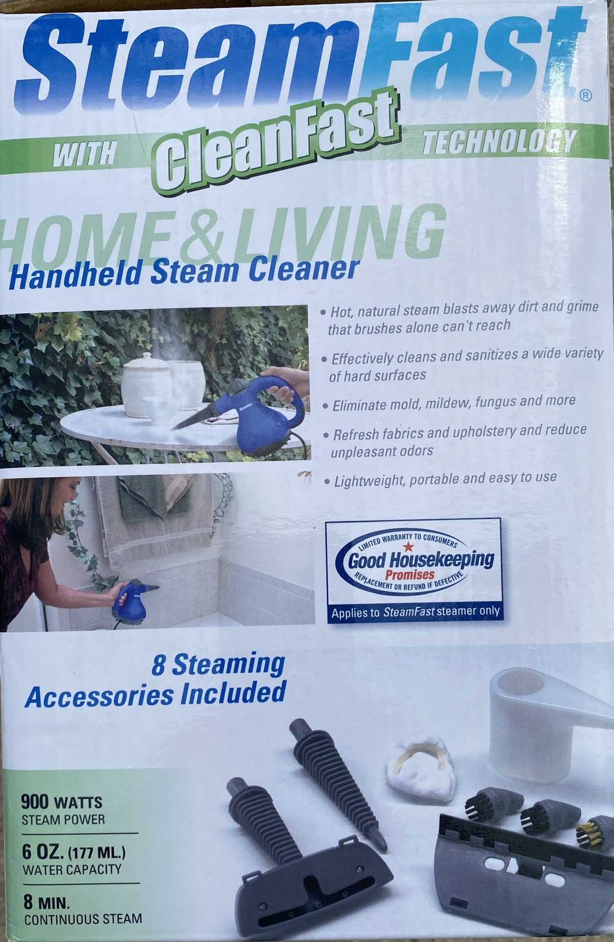 NEW IN BOX Steam Fast SF-226 hand-held steam cleaner