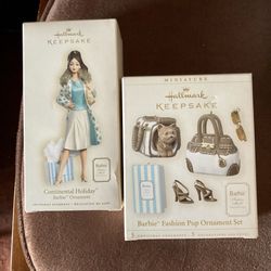 Barbie Ornament Set