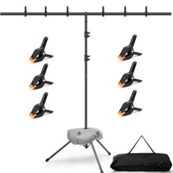 T Shape Backdrop Stand Kit 8x5.3ft $25