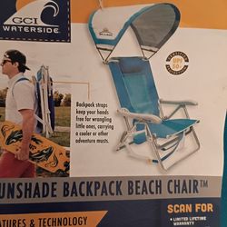 Backpack beach chair