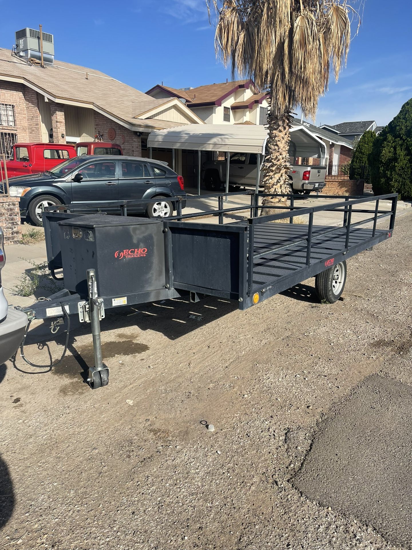 Trailer 13x 7.5 Wide 3000 Weight  Cap… Side Roll On  Steel platform