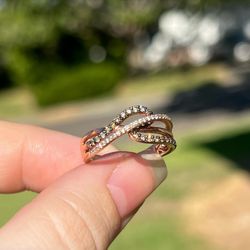 Brand New Designer LeVian 14k Gold Natural Diamond Ring