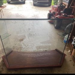 Beautiful Glass Pulpit/Podium