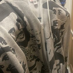Light Grey Asaali Hoodie XL