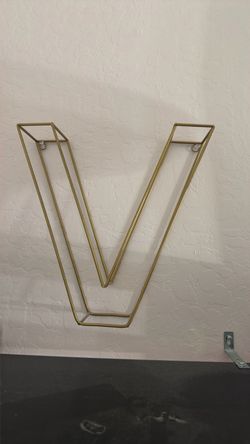 Letter V ,decor piece