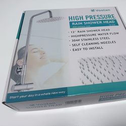 Voolan 12” Rain Shower Head 🚿 304# Stainless Steel | Brand New!