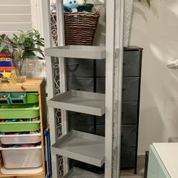 Tall Decorative Storage Shelf / Display Tower
