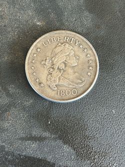 1800 Draped Bust Silver Dollar Coin