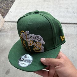 New Era Oakland Athletics green snapback 