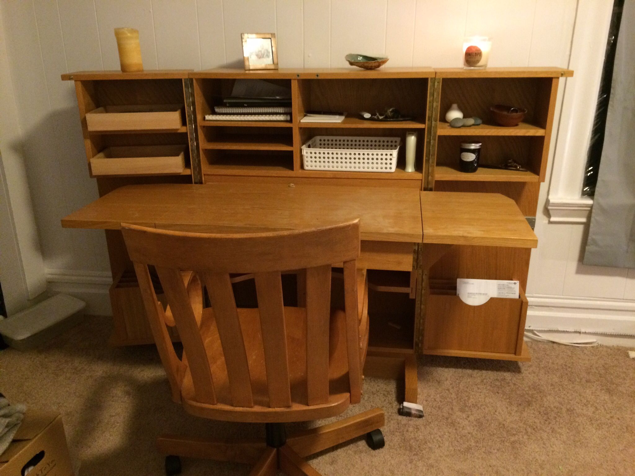 Mid Century Modern Folding Desk 1950s