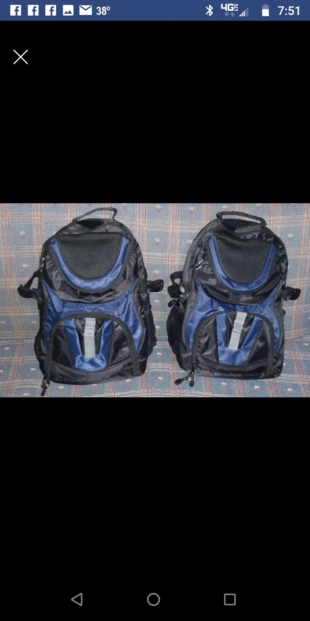 2 New Backpacks or Diaper Bags