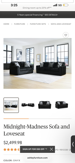 Ashely sofa set