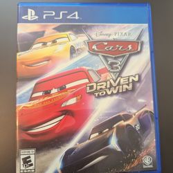 Cars 3 Driven To Win (PS4)
