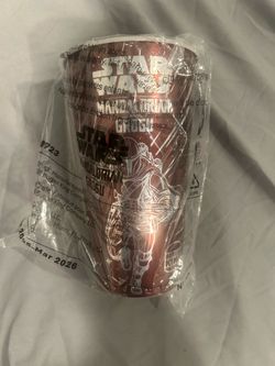 Star Wars Mandalorian & Grogu Burger King Collectible Character Cup (Sealed)