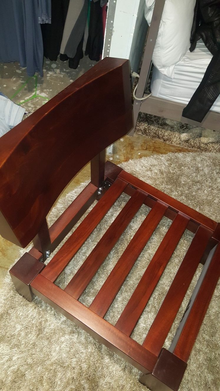 2 nice wood chairs great shape
