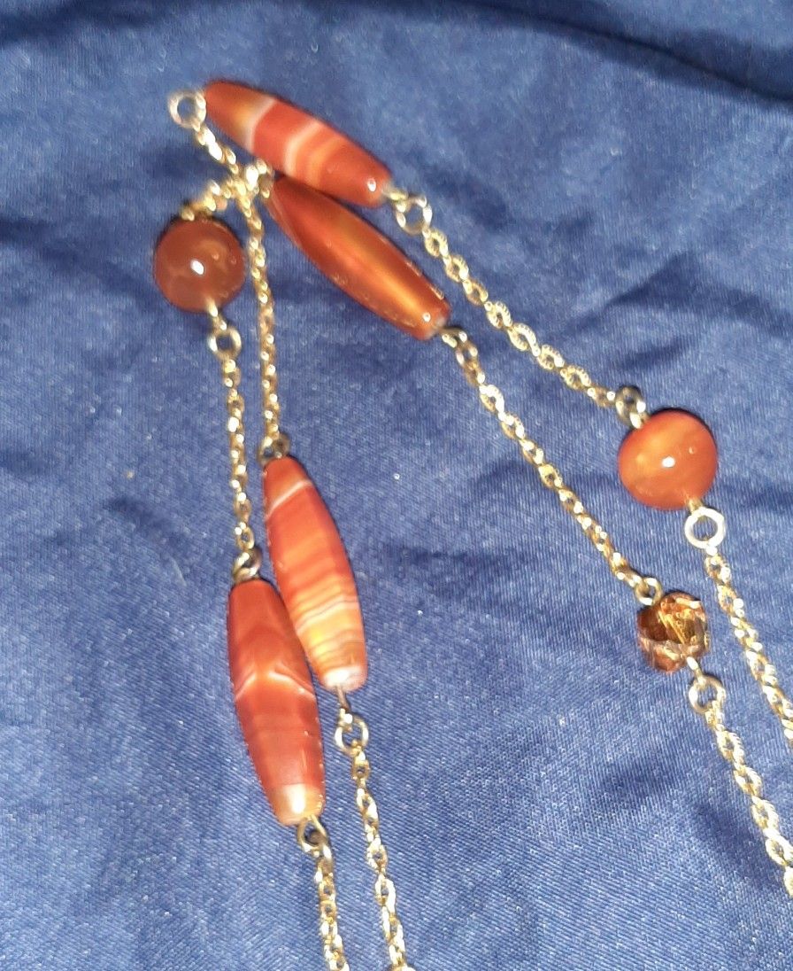 Vintage Sardonyx Necklace