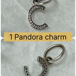 1 Pandora Letter C dangle charm
