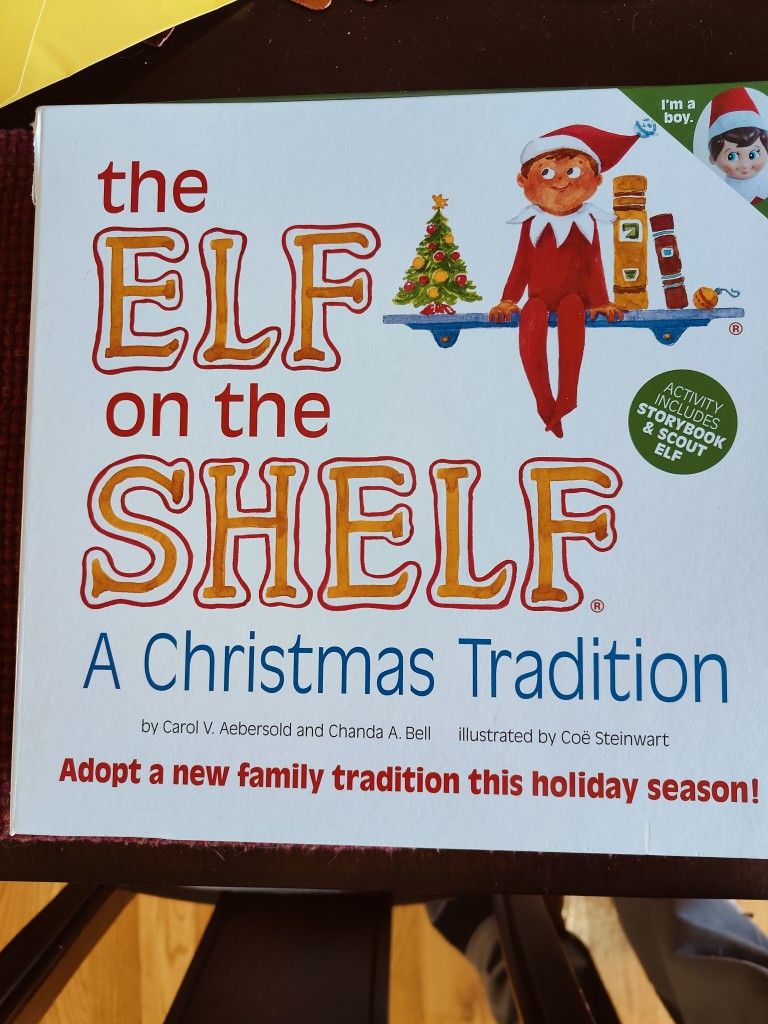 Elf On A Shelf Includes Box, Book, And Elf