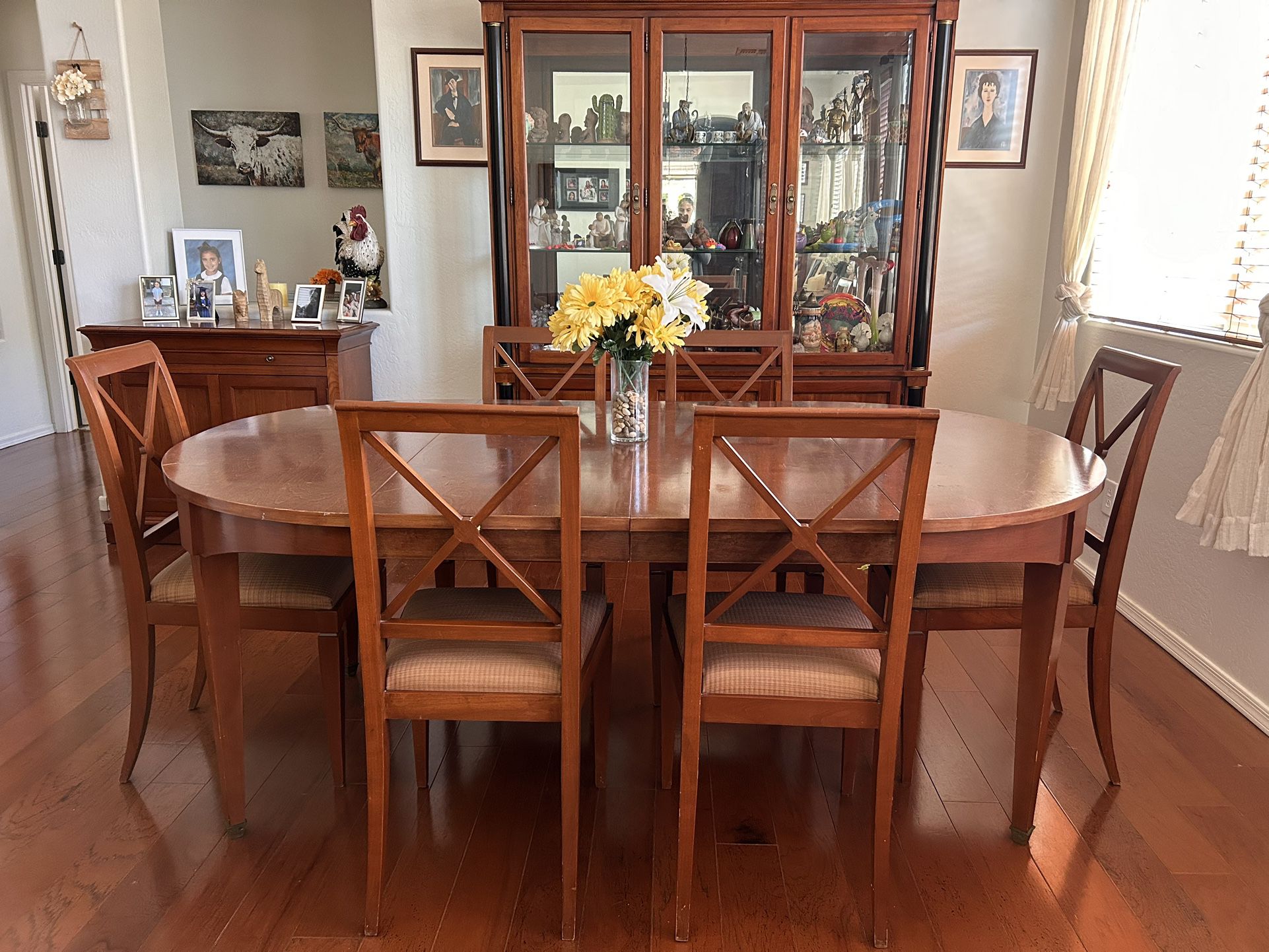 Walnut Dining Room Table & Coffee Table