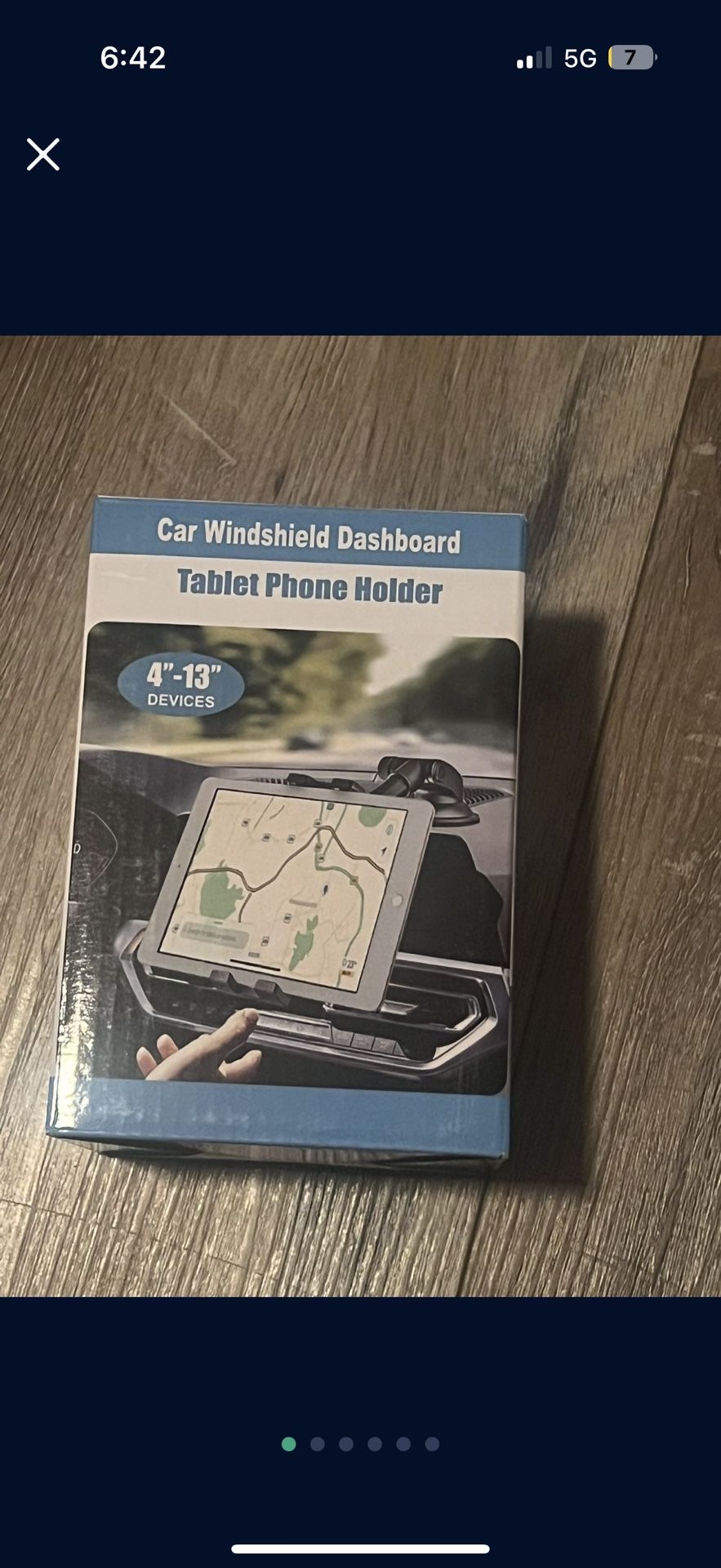 Car Tablet Mount Holder, Universal Dashboard Windshield Tablet Stand Cell Phone Holder Car Dash Mount Suction Cup Mount Compatible with iPad Pro/Air/M