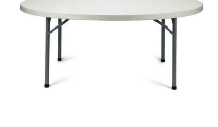 Economy Folding Table - 72" Diameter! Comfortably seats up to 8 people