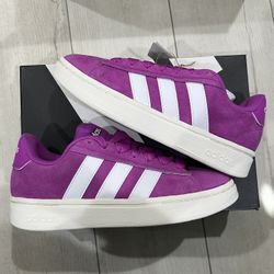 Brand New Adidas Grand Court Alpha 00s  Size 7 Woman’s  Purple  With Box