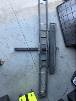 Dirt bike Hitch carrier and loading ramp